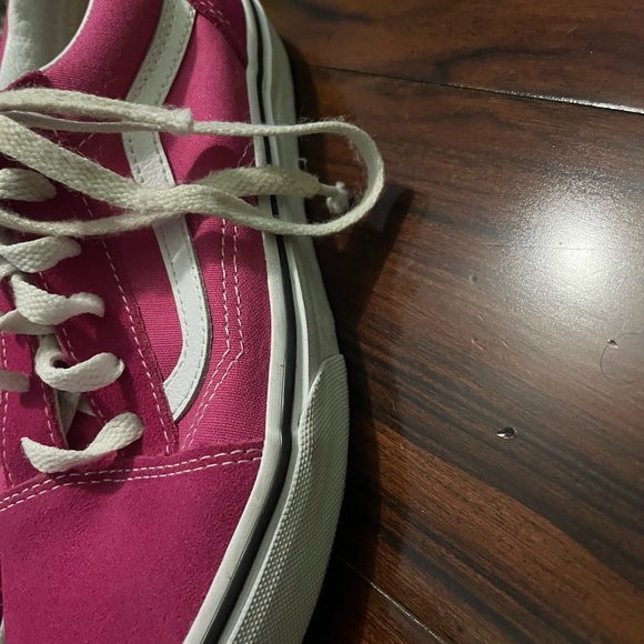 Girls magenta vans lightly used - Picture 3 of 4